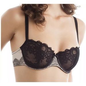 36B 3 Piece Chantelle Paris Lingerie Set